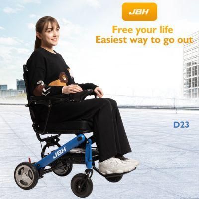 Jbh Factory Best Quality Disabled Power Folding Electric Adjustable Wheelchairs for Sale