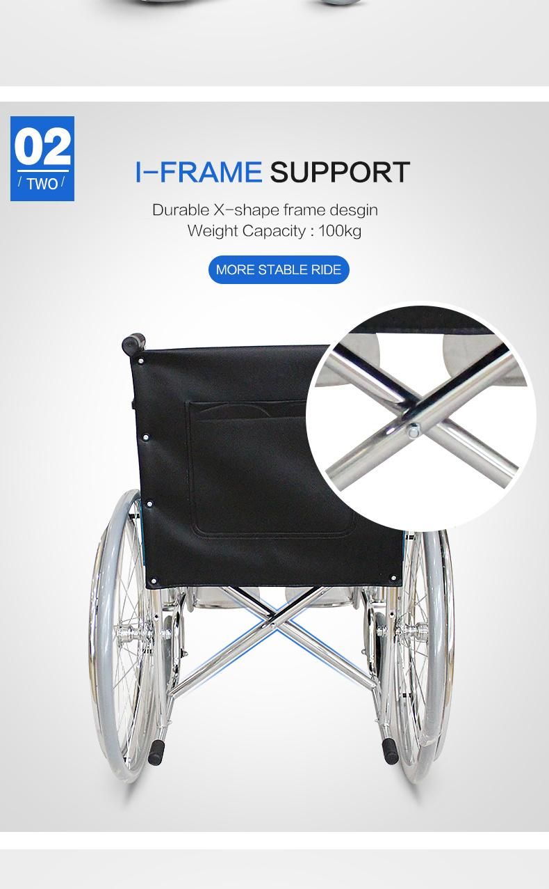 Hanqi Hq608 High Quality Manual Wheelchair for Disable