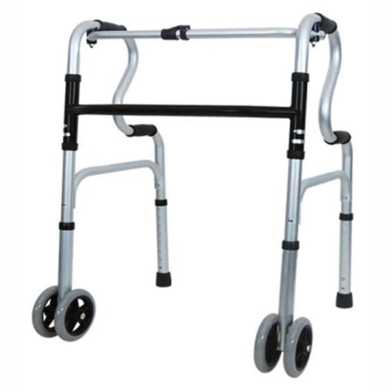 Height Adjustable Folding Portable Aluminum Walker for The Elderly