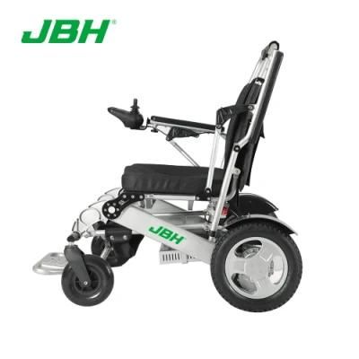 Jbh-D12 Best Selling 6ah Folding Lightweight Power Wheelchair on Airplane
