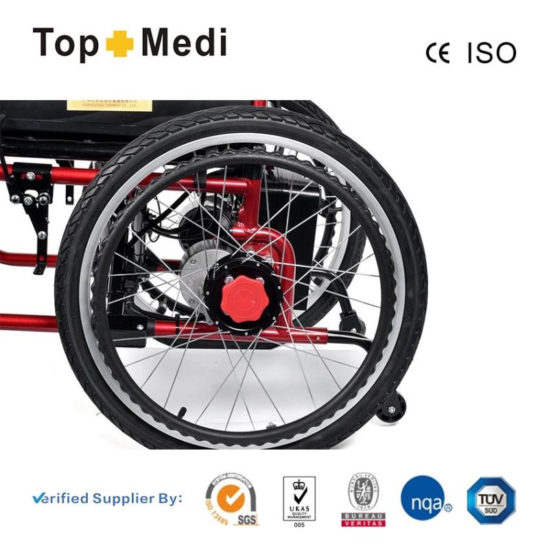 China Wholesale Folding Electric Wheel Chair Medical Products Disabled Wheelchair