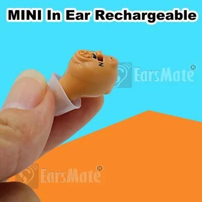 Small Rechargeable Cic Ear Amplifier Hearing Aid
