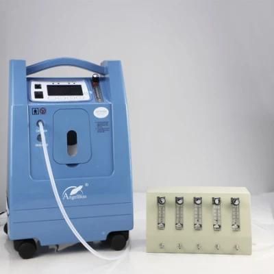 Rechargeable 5 L Oxygen Device with 5-Way Divider