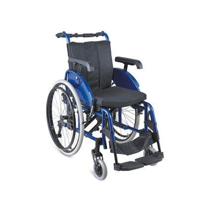 PU Rear Wheel Reclining High Back Lightweight Active Wheelchair with Backrest
