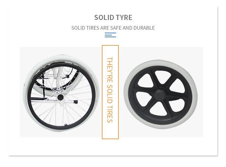 Hight Quality Aluminum Foldable Wheelchair with Wholesale Price
