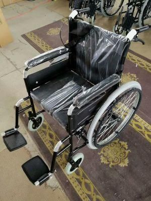 China High Quality Handicapped Hospital Folding Manual Lightweight Wheelchair