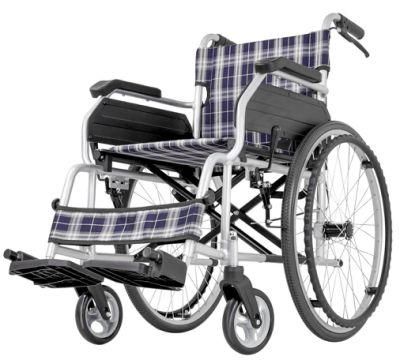 Aluminium Alloy Light Weight Non Electric Foldable Manual Wheelchair