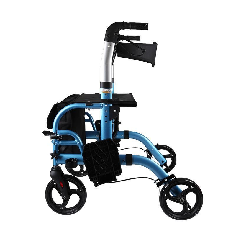 Multipurpose Wheelchairs Walker Shopping Carts Aluminum Alloy Walking Aid for The Elderly