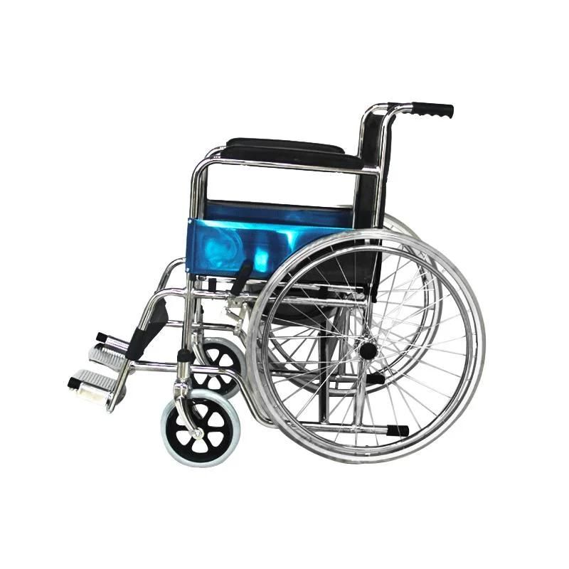 Light Weight Manual Aluminum Folding Wheelchair for Elderly