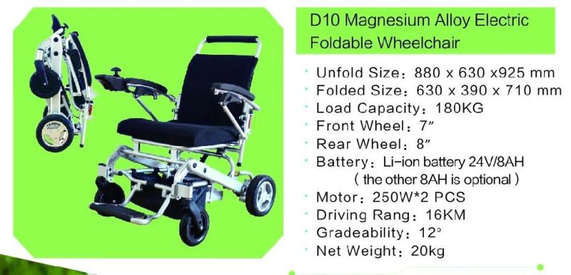 China Wheelchair Wholesalers Sell Mobi Folding Electric Handicapped Wheelchair
