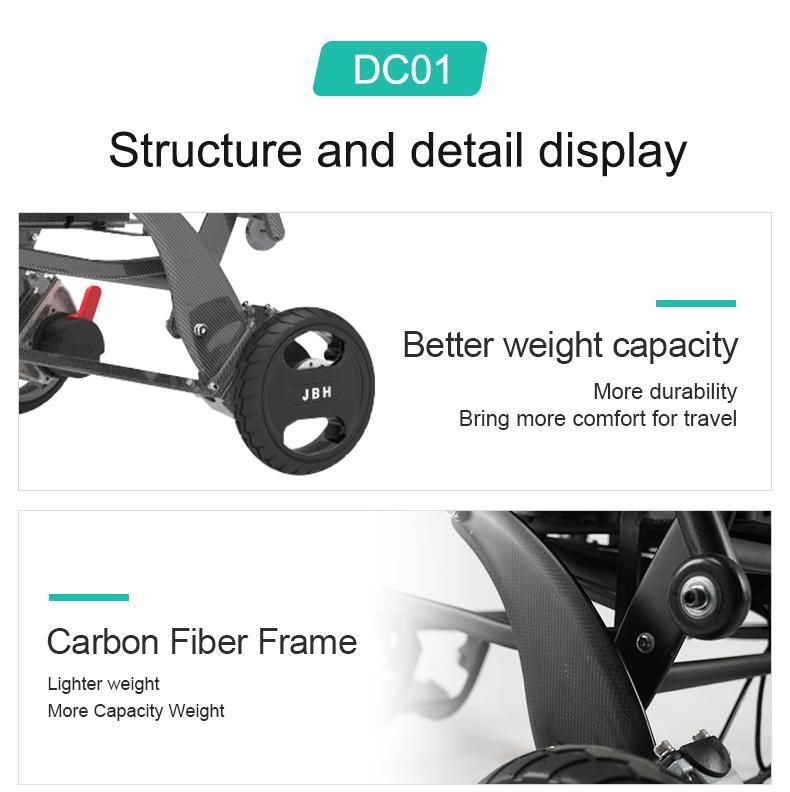 CE with Tilt and Recline Power Wheelchair and Scooter for ALS Patient