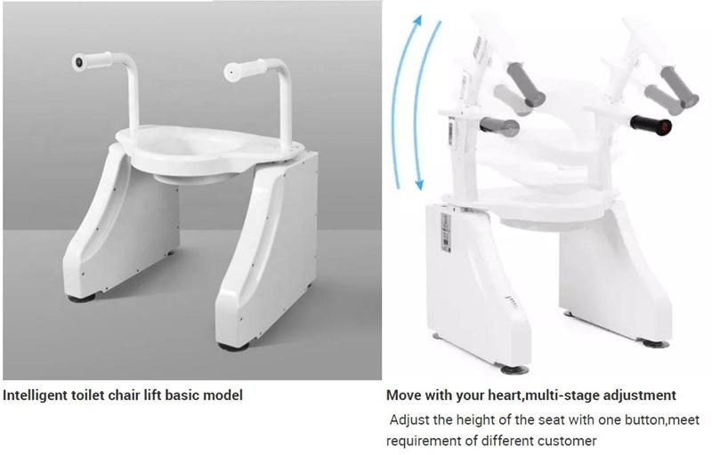 Electric Automatic Elderly Toilet Lift Seat Chair for Disabled at Home Hospital