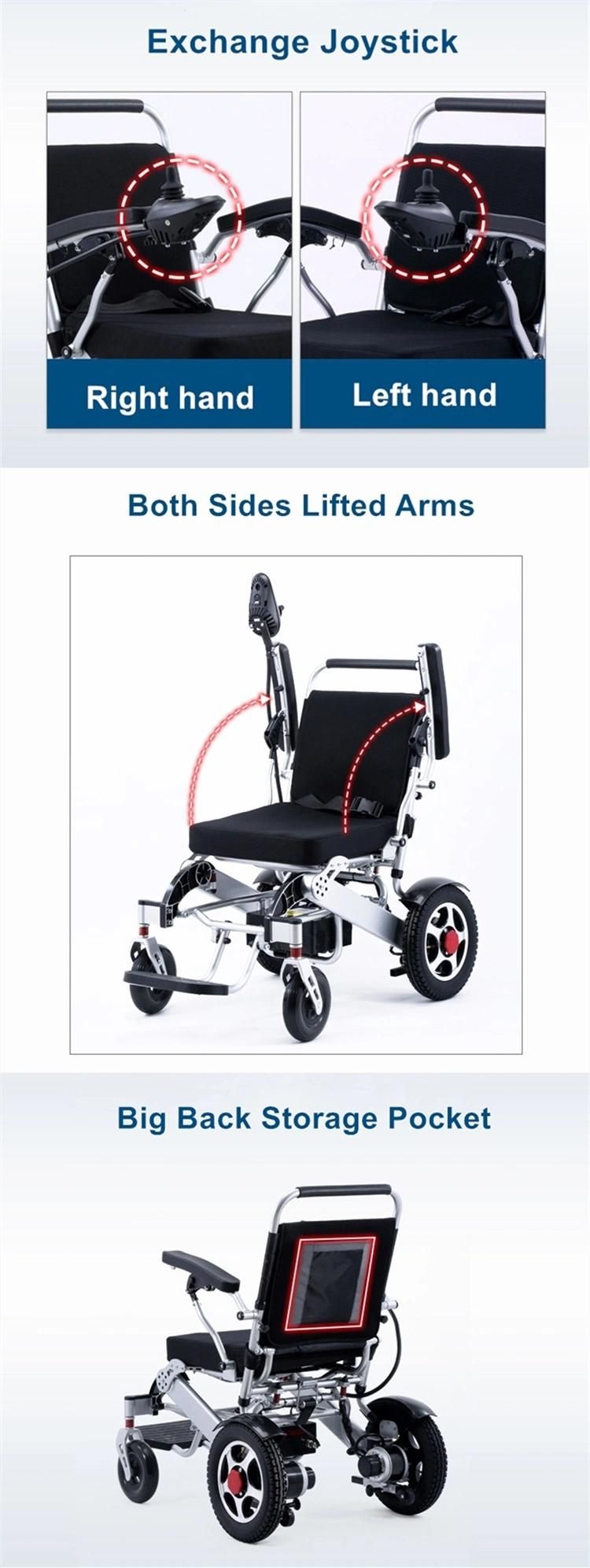 Elder Folding Electric Power Quickie Wheelchair