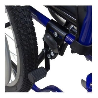New CE Approved Brother Medical Folding Wheelchair with All Terrain Tyre