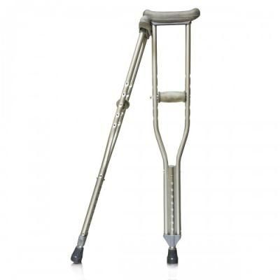 Aluminum Axillary Crutch Aluminum Single Cane Alloy Height Adjustable Crutches
