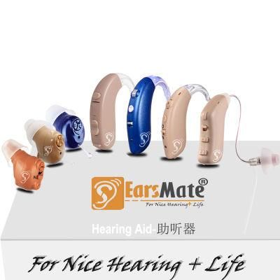 Digital Hearing Aid with Trimmer and Telecoil Earsmate Mini Bte Aids for Adults