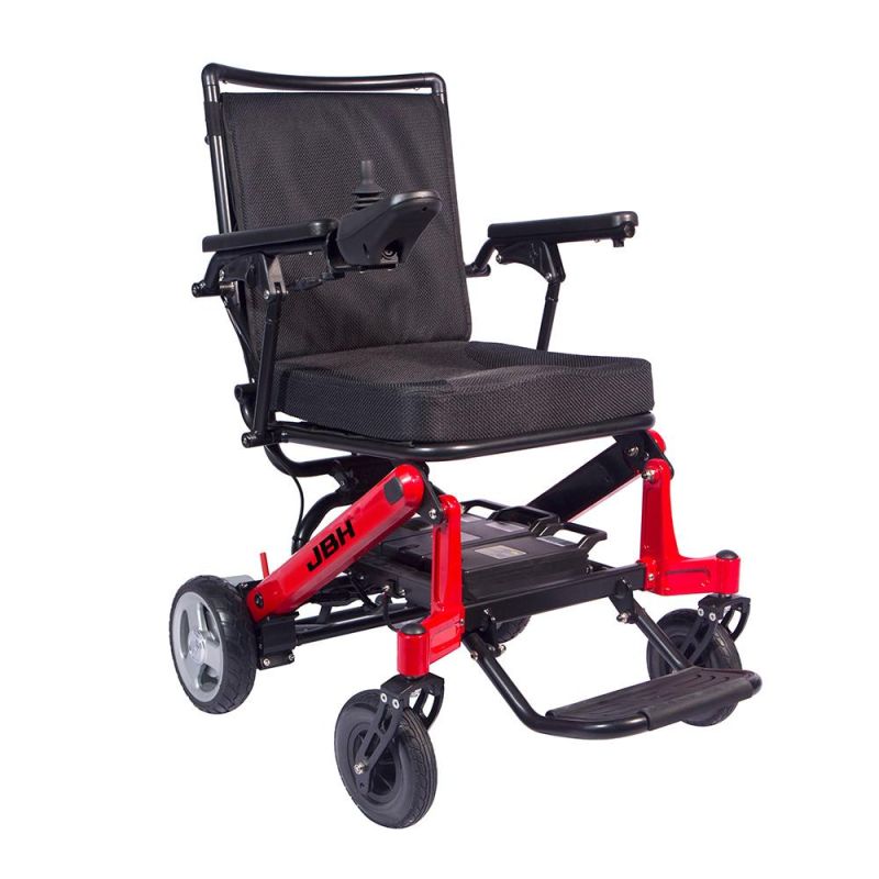 CE Certificate Folding Power Wheelchair Electric Wheelchair with Solid Tires
