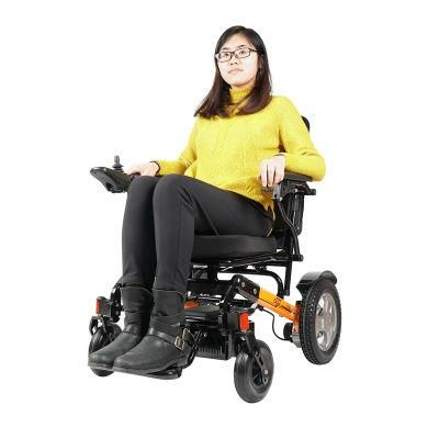 Travel Aluminium Brushless Lithium Folding Electric Wheelchair