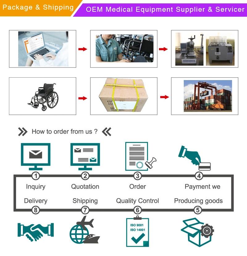 Health Medical Device Electric Motorized Wheelchair for Disabled People