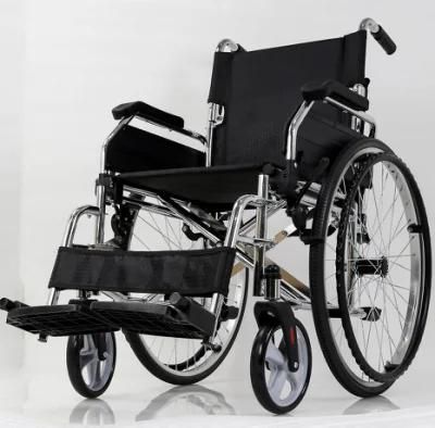 Manual Foldable Quick-Release Wheelchair for Medical Equipment