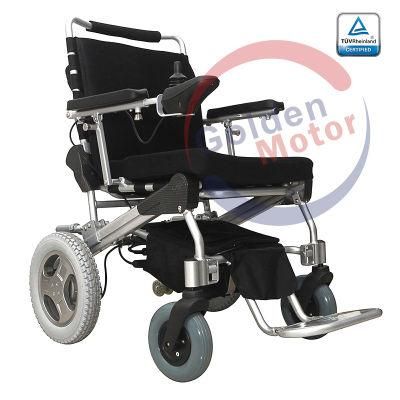 10inch Lightweight Portable Foldable Electric Wheelchair From Golden Motor