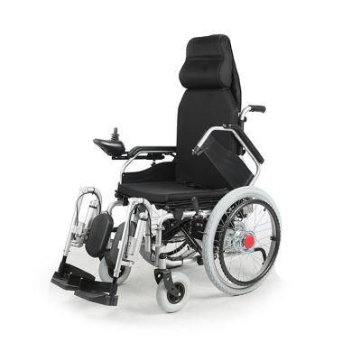 Topmedi Reclining Highback Mobility Cheap Price Steel Power Electric Wheelchair