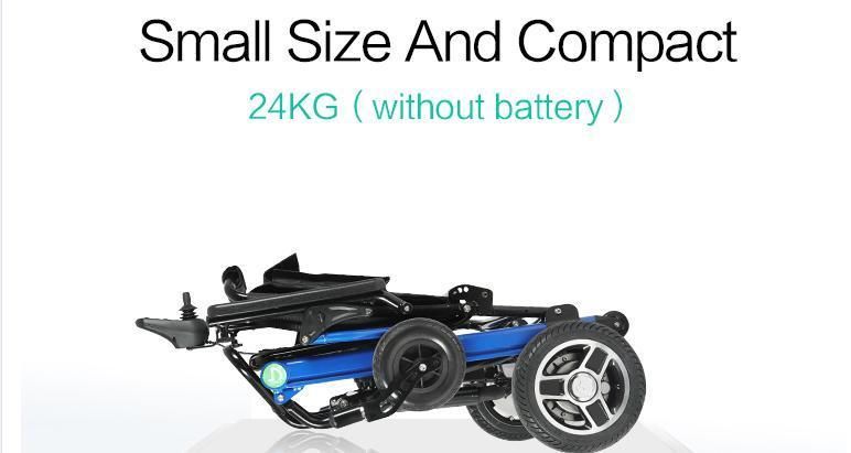 2021 Best Selling Folding Electric Wheelchair with Remote Control