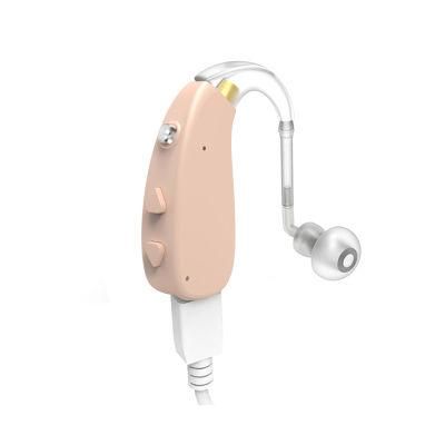 New USB Charger Digital Hearing Aid Amplifier Rechargeable Battery Bte Aid