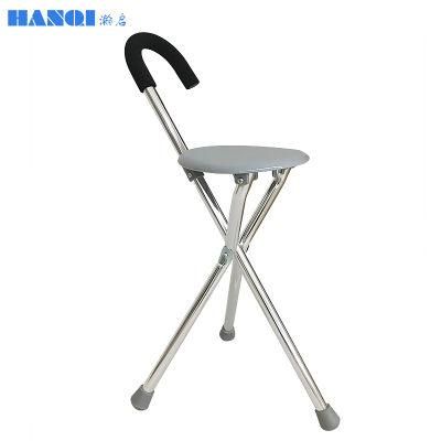 Hanqi Hq311L High Quality Walking Stick with Seat for Patient