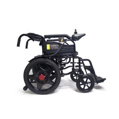 Disabled Motorized Wheel Chair Power Motor Steel Folding Electric Wheelchair
