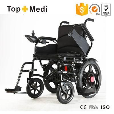 Medical Equipment Folding Electric Power Wheelchair for Disabled People