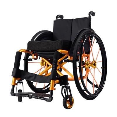 24 Inch Big Wheels Sport Travel Wheelchair