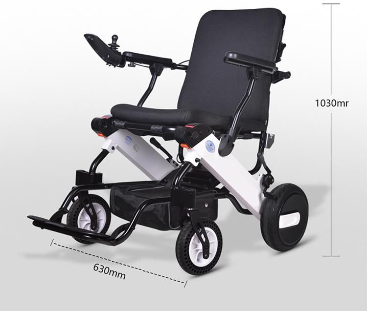 Portable Light Folding Electric Wheelchair Power