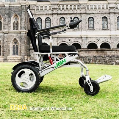 Cheap Electric Powered Wheel Chair Lithium Battery Lightweight Wheelchair with Damping Spring