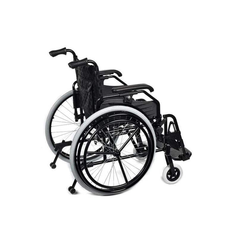 Portable Lightweight Aluminum Transport Manual Wheelchair for Disabled and Elderly