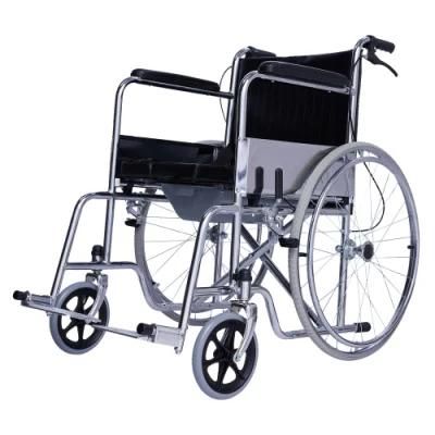 Multifuctional Commode Hot Selling Transport Shower Wheelchair Made in China