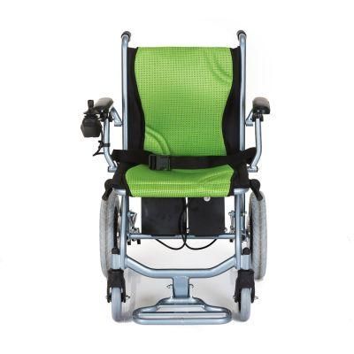 Topmedi Cheap Folding Lightweight Portable Power Electric Wheelchair