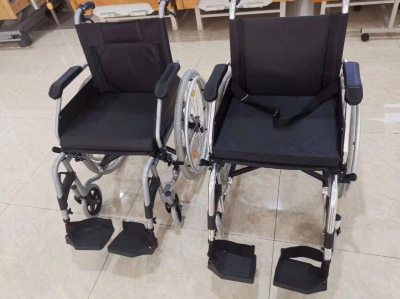 European Style Handicap Portable Quick Release Axle Wheelchair