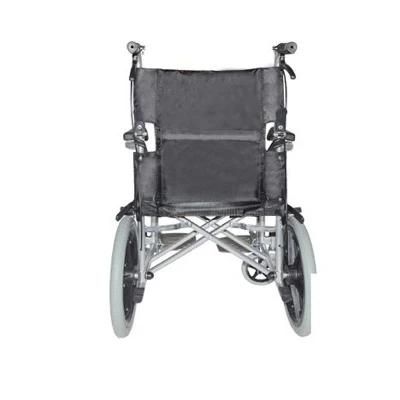 Low Price Aluminum Folding Head Aid Manual Wheelchair for Elderly People