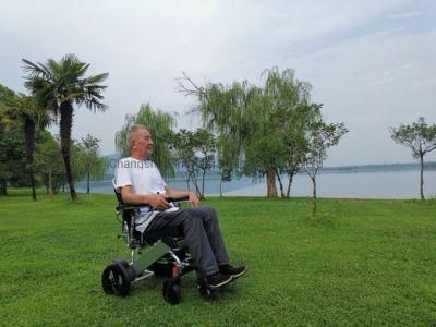 aluminum Alloy Noiseless Quick Foldable Wheelchair Model E08 Ce, ISO13485