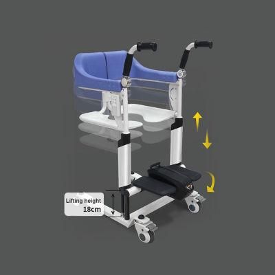 Medical Equipment Hydraulic Pressure Wheelchair Lift Commode