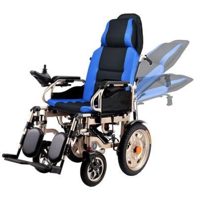 New Ghmed Customized Carton China Electric Scooter Disabled Mobility Aluminum Folding Wheelchair