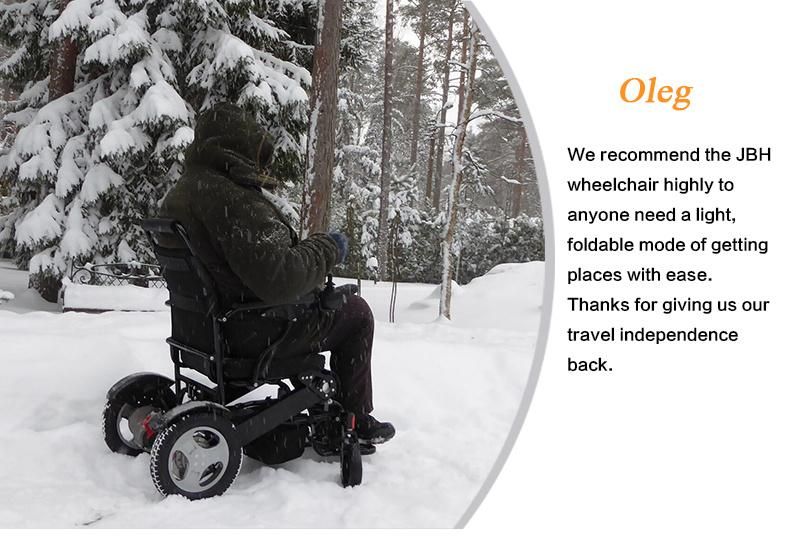 Hot Selling Lightweight Electric Wheelchair for Disabled CE ISO Certificate D12