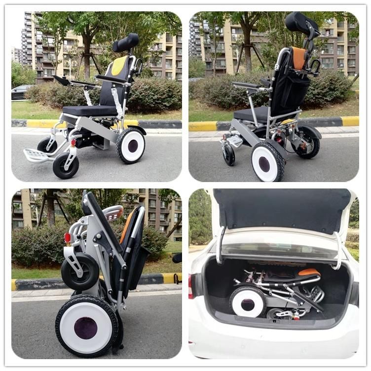 Light Weight Brushless Motor Folding Electric Wheelchair