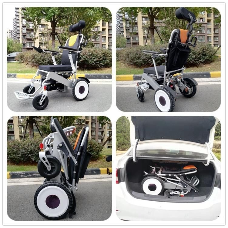 Light Weight Brushless Motor Folding Electric Wheelchair