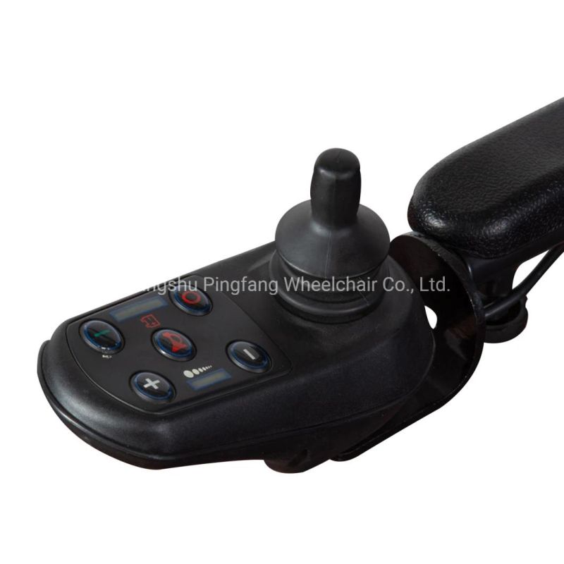 aluminum Alloy Noiseless Folding Portable Wheelchair Model E08 Ce, ISO13485