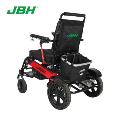 Safe Jbh D19 Easy Carry Power Wheelchair Lithium Battery Wheelchair for Outdoor