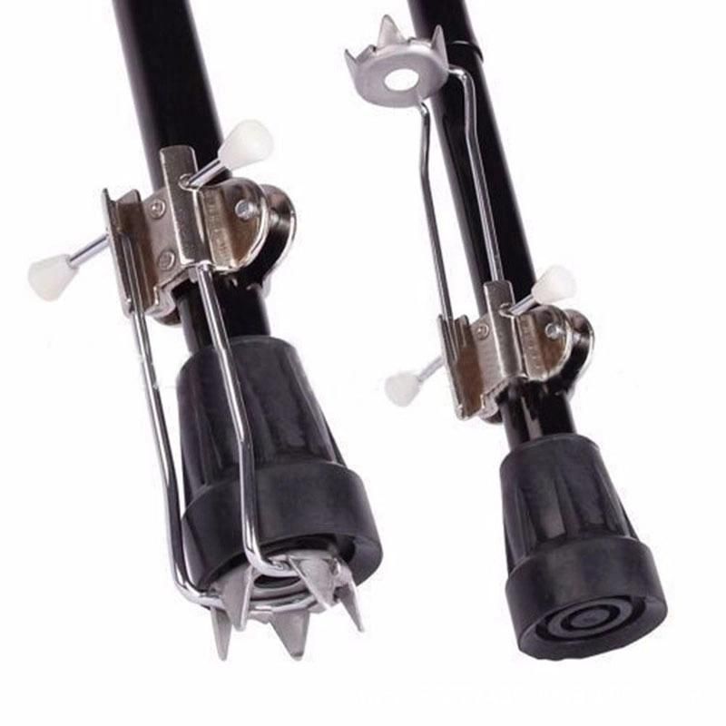 Five-Grab Ice-Grabbing Walking Stick Stainless Steel Anti-Skid Crutch Snow Claws Walking Aid Wyz15340