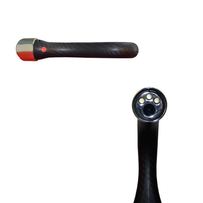 Adjustable Height Crutch Handle Walking Stick Cane Straight Pongee Umbrella