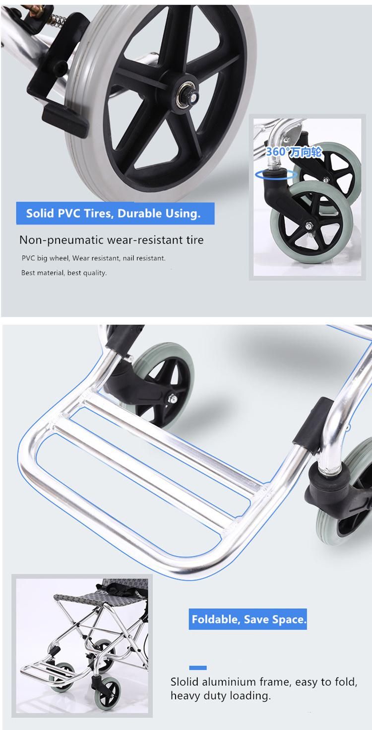 Cheap Lightweight Foldable Portable Wheelchair